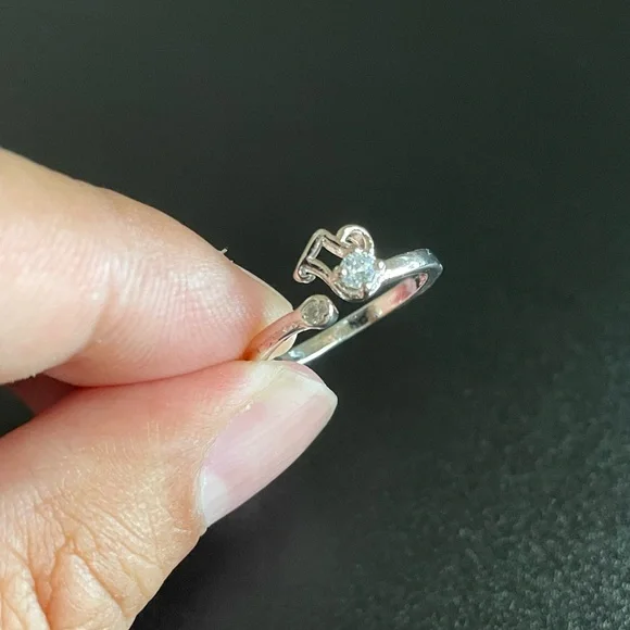 S925 Constellation Aquarius adjustable ring - Picture 7 of 8